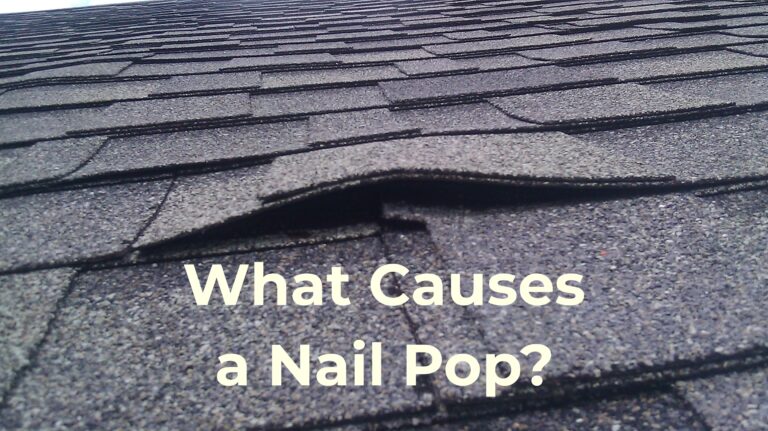 Asphalt Shingle Nail Pop