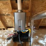 Pic of Tankless Water Heater in an attic