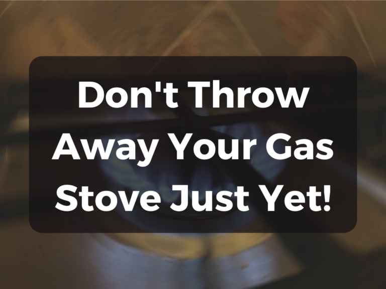 Gas Burner on a cooktop.