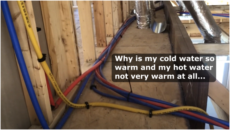 picture of bundled pex pipe