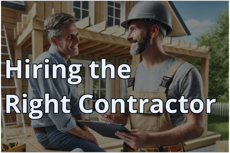 hiring the right contractor