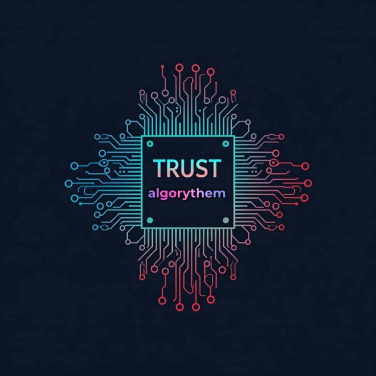 Digital circuit representing trust in algorithms.