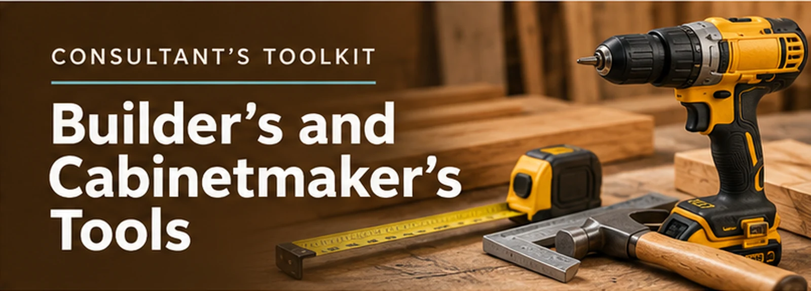 Builder's and Cabinetmaker's Tools banner for the Consultant's Toolkit