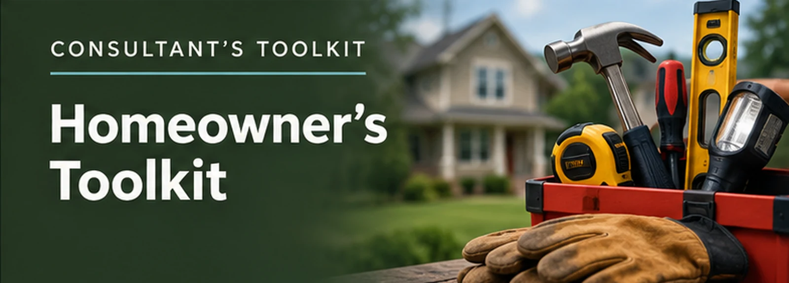 Homeowner's Toolkit banner for the Consultant's Toolkit